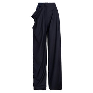 Nova Denim-Detail Straight-Leg Pant