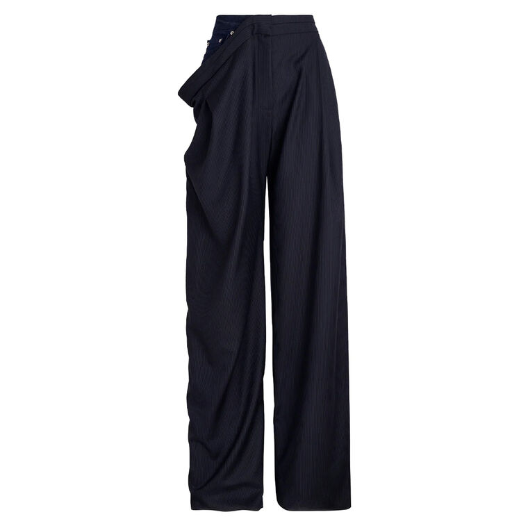 Nova Denim-Detail Straight-Leg Pant image number null