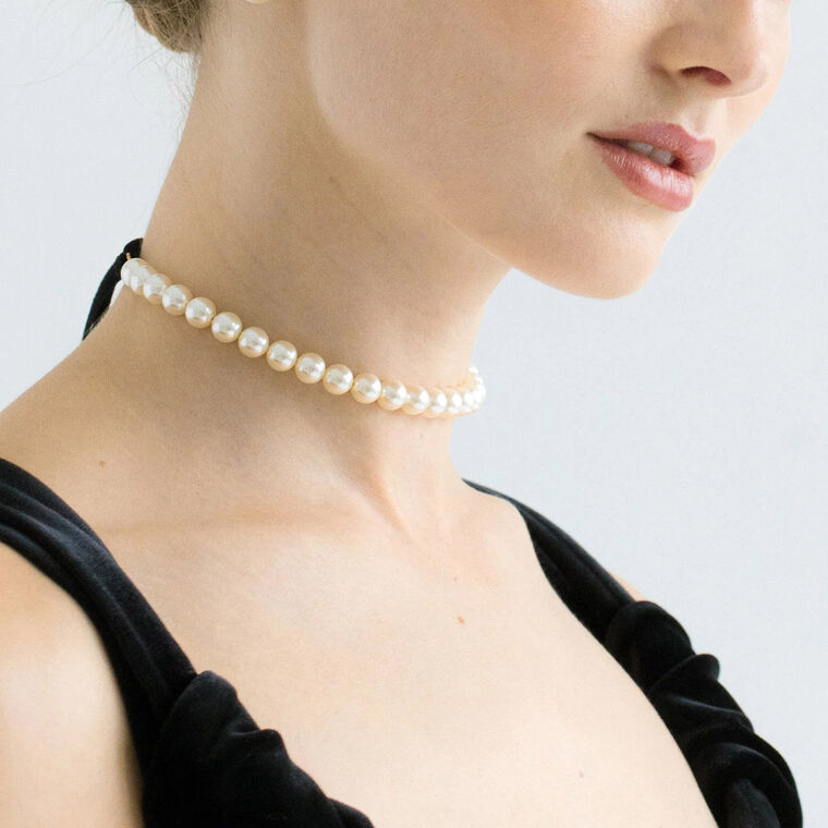Pearl Ribbon Tie image number null