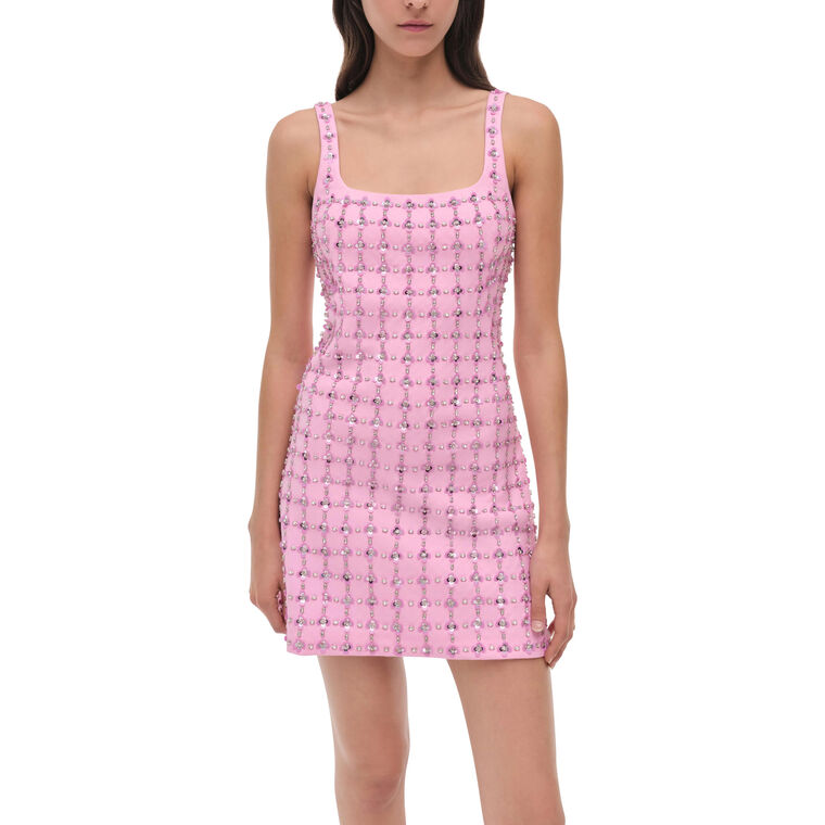 Ziva Sleeveless Embellished Mini Dress image number null