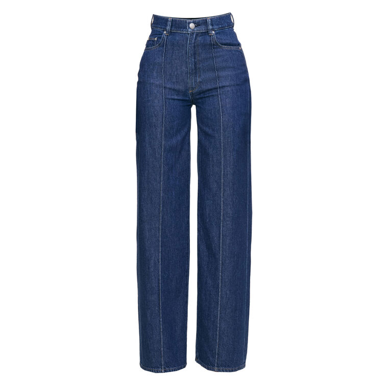 Hepburn Wide Leg High Rise Jeans image number null