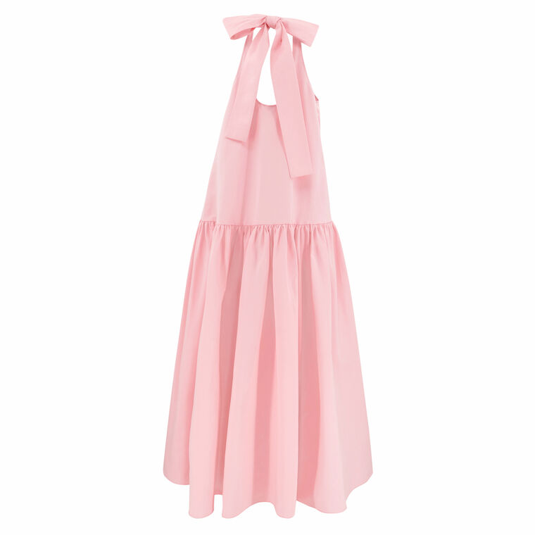 Marlowe Neck-Tie Tiered Maxi Dress image number null