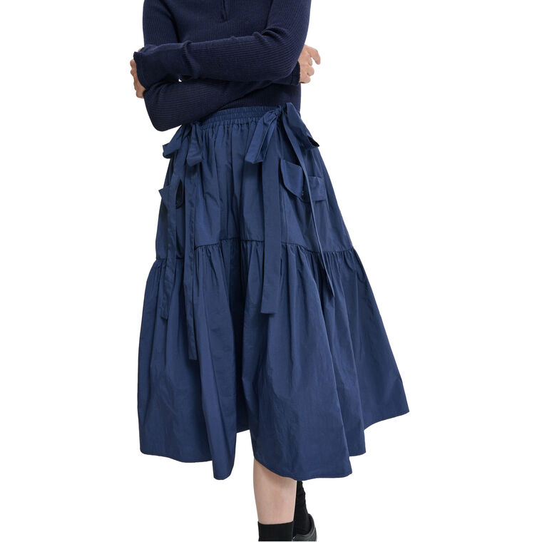 Cai Crisp Ripstop Midi Skirt image number null