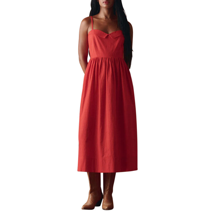 The Verse Sleeveless Midi Dress image number null