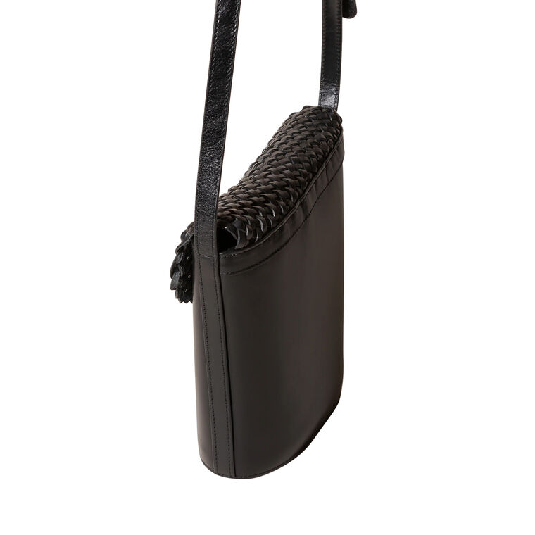 Tomira Braided Flap Crossbody Bag image number null
