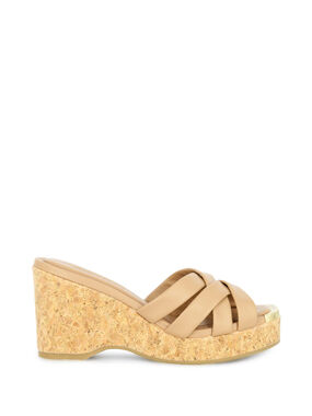 Maribou 110mm Leather Wedge Sandals