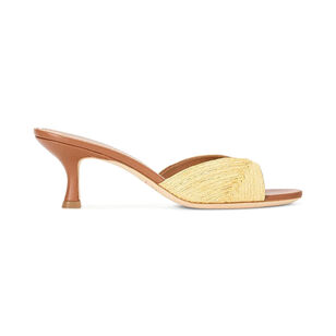 Brigitte Woven Satin Mule