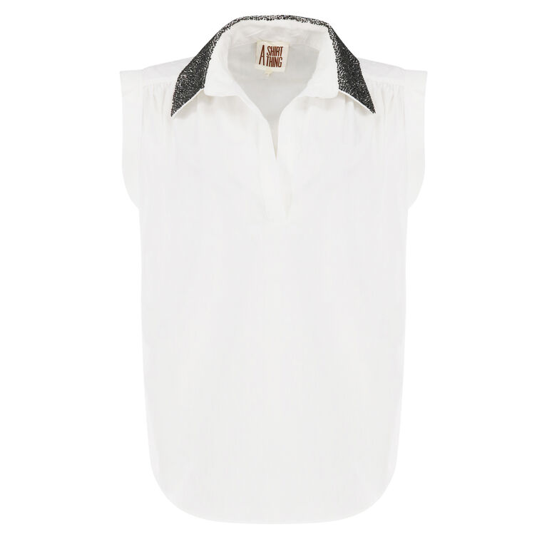 Liv Embellished Parachute Shirt image number null