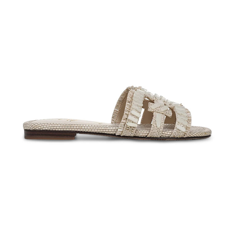 Bay Stone Raffia Slide Sandal image number null
