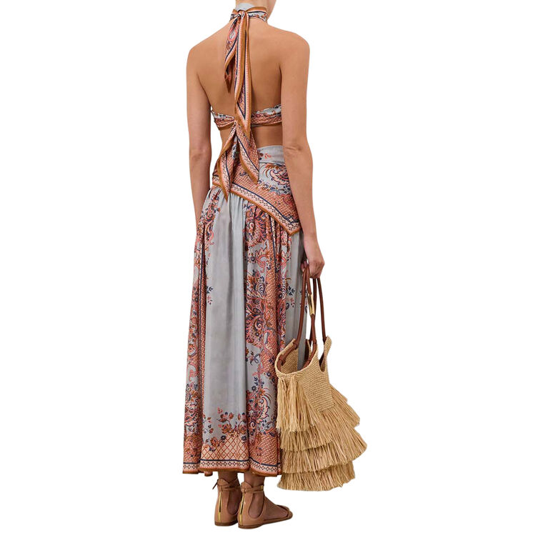 Aster Scarf Midi Skirt image number null