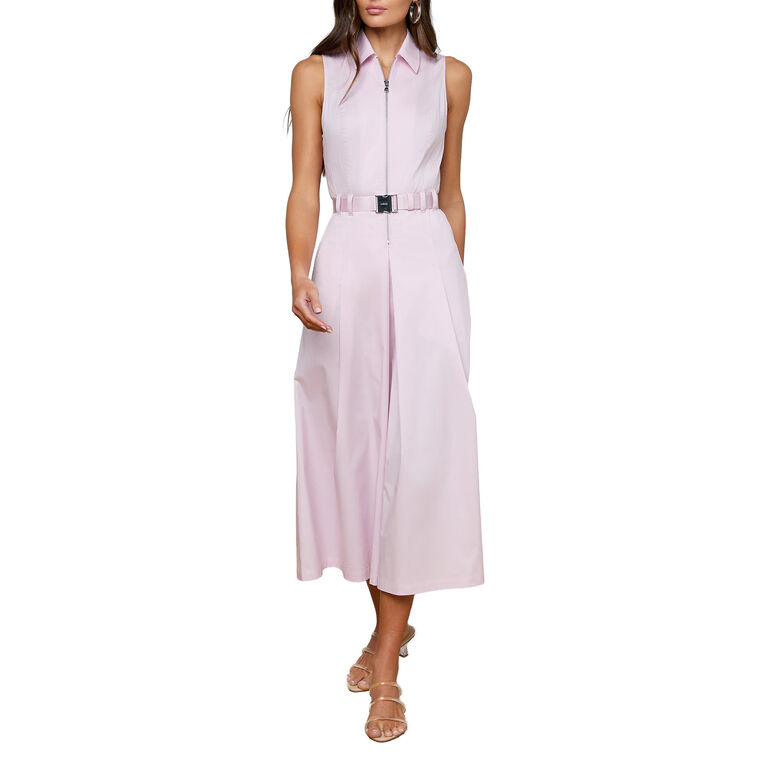 Kolton Sleeveless Belted Midi Dress image number null