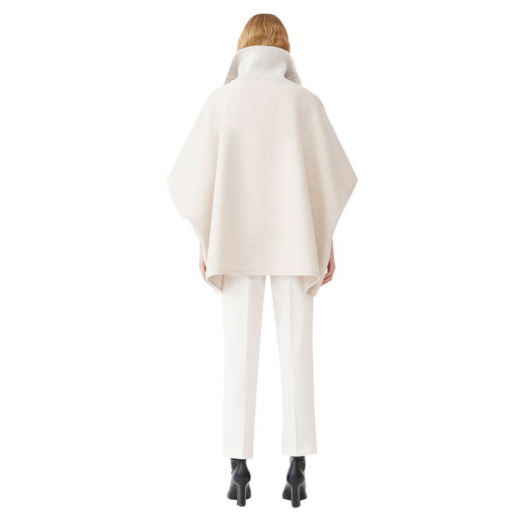 Double Diagonal Button Up Cape image number null