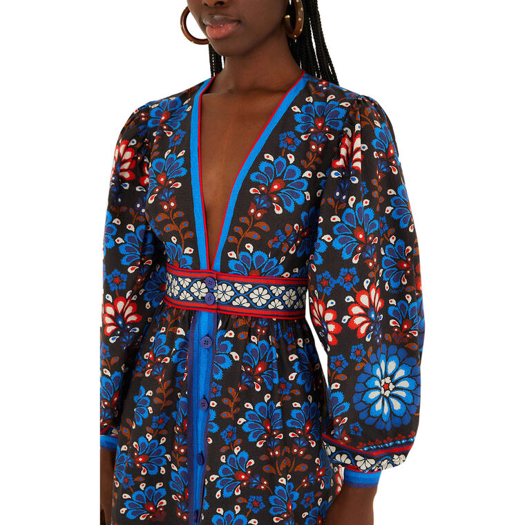 Latina Scarf Mini Dress image number null