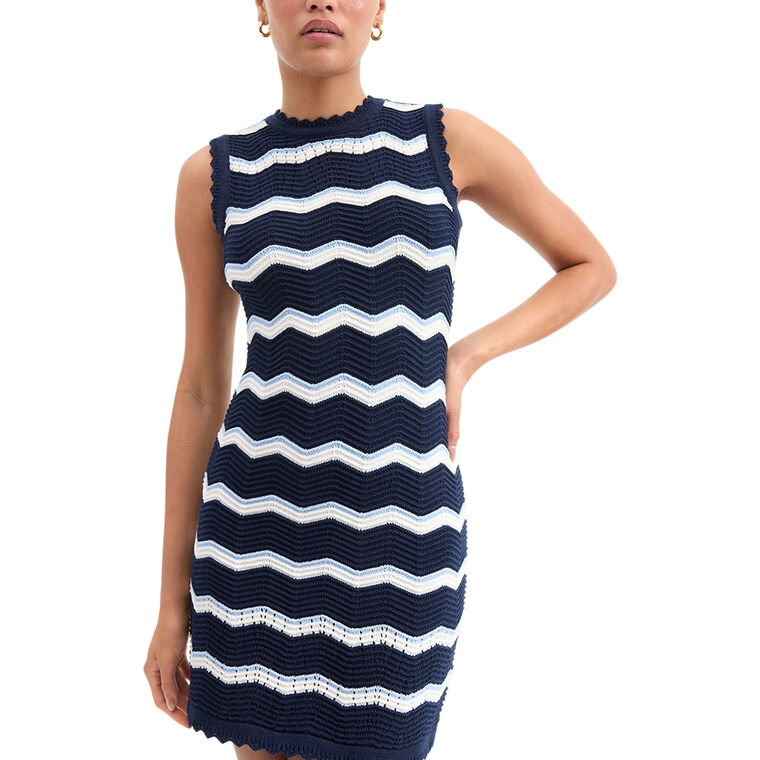 Templeton Sleeveless Knitted Mini Dress image number null