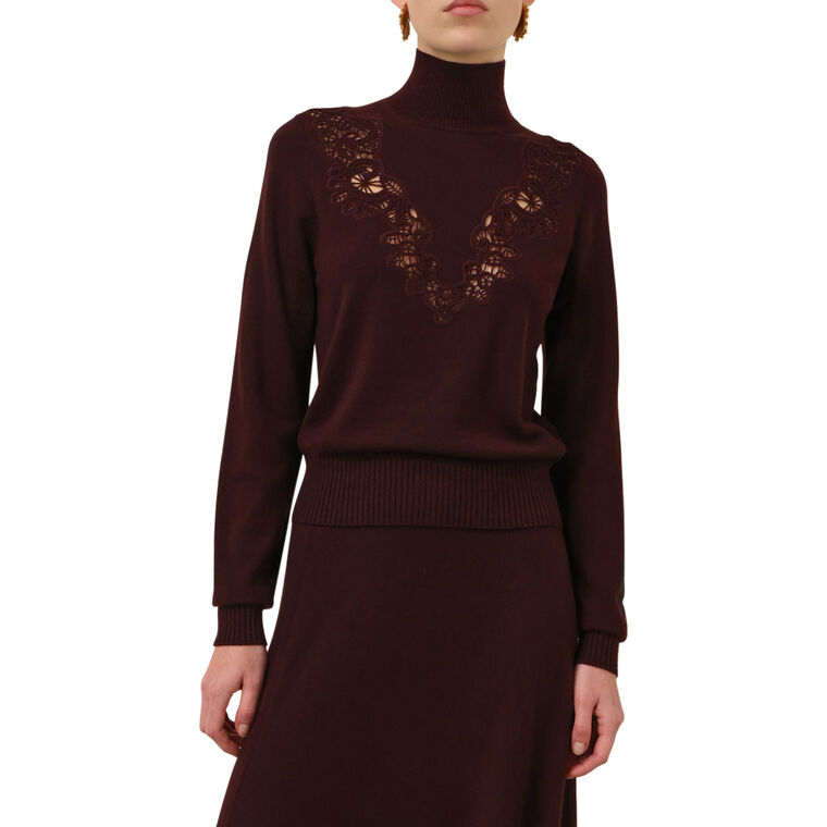 Valiant Merino Lace Turtleneck image number null
