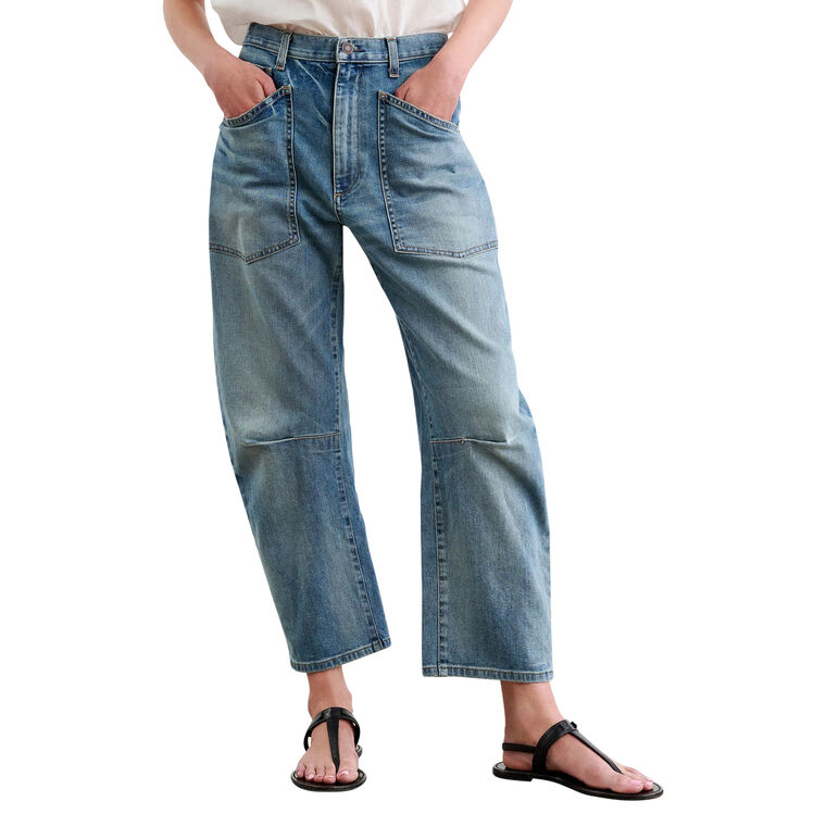 Shon Mid Rise Relaxed Fit Jean image number null