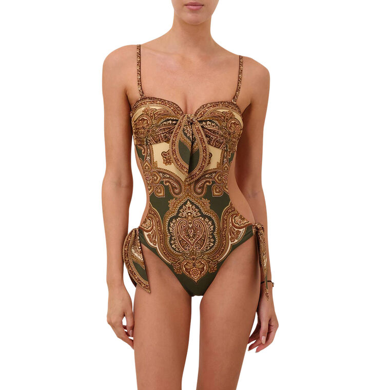 Mahon Scarf Tie One-Piece Swimsuit image number null