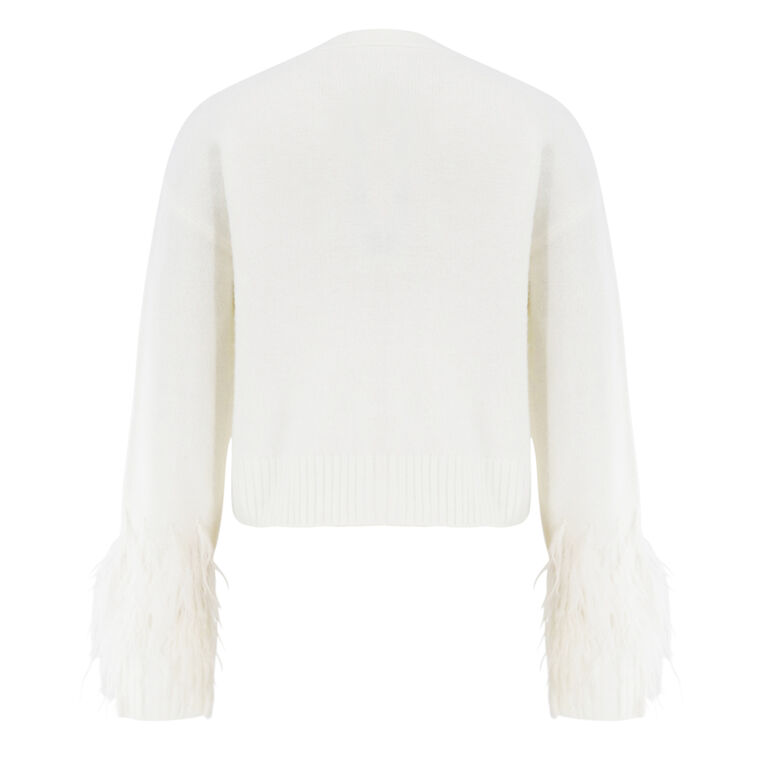 Briana Feather Cardigan image number null