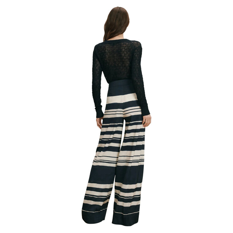 Heron Crossover Waistband Extra Wide-Leg Pant image number null