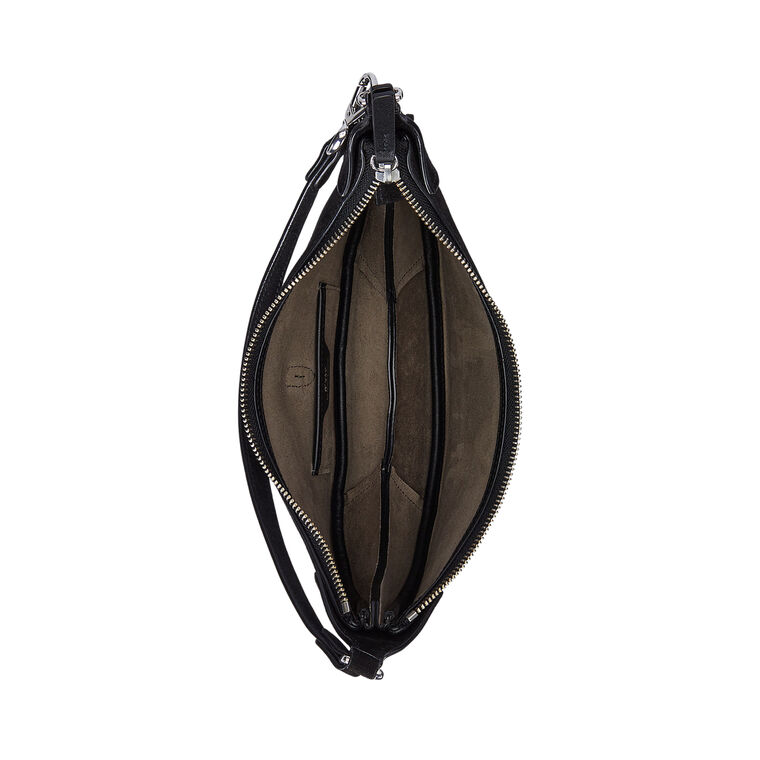 Small Suede Fringe Shoulder Bag image number null