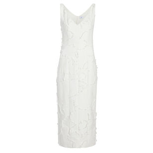 Willa Sleeveless Midi Dress In Cotton Fil Coupe