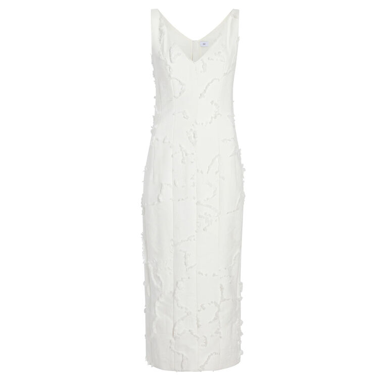 Willa Sleeveless Midi Dress In Cotton Fil Coupe image number null