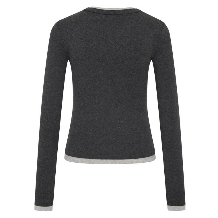 Organic Cotton V-Neck Top image number null