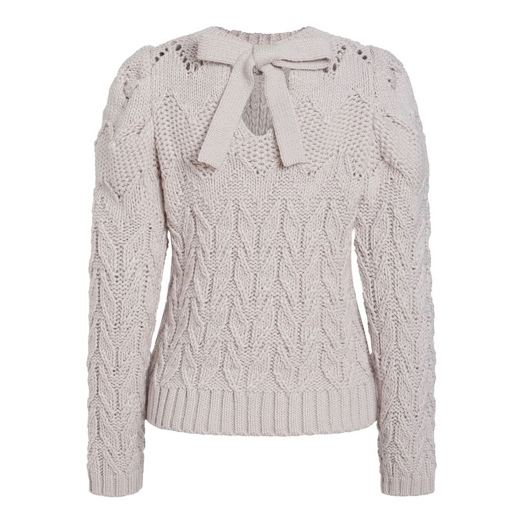 Felicia Bow Back Sweater image number null