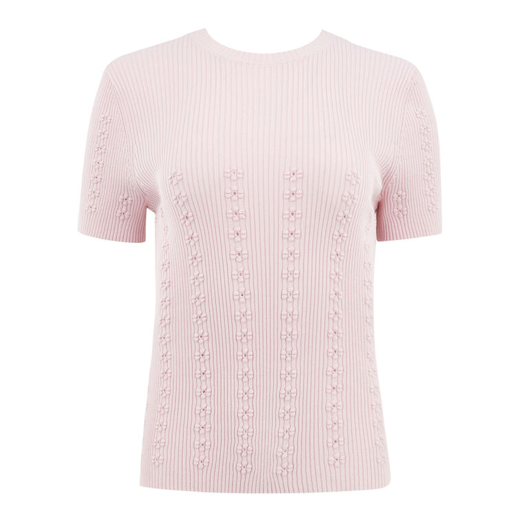Lesina Short Sleeve Knit Top image number null