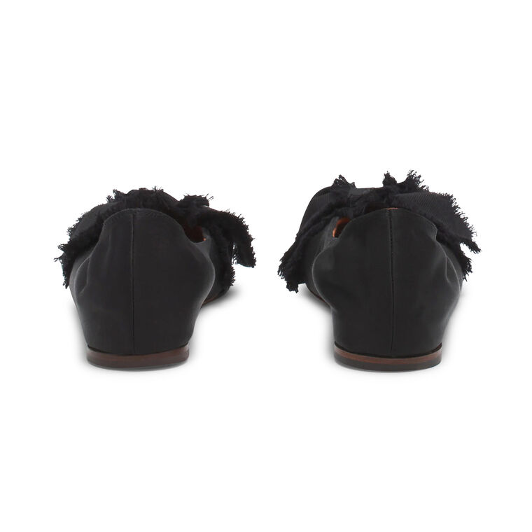 Satin Bow Ballerina Flat image number null