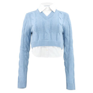 Duke Mixed Media Sweater