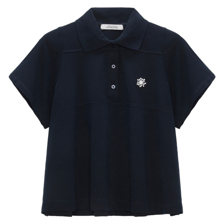 Sporty Romance Short Sleeve Polo Shirt image number null