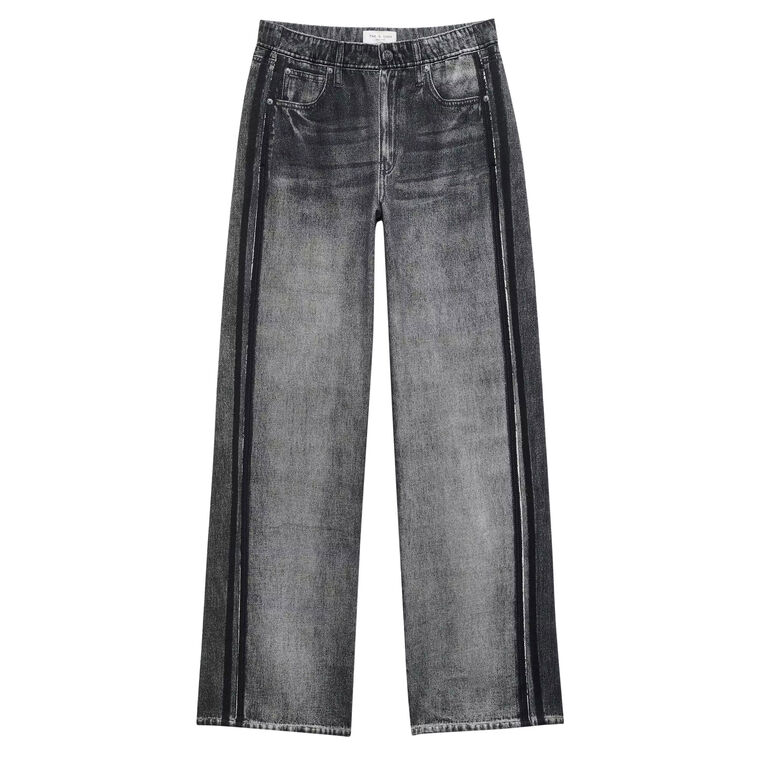 Miramar Terry Wide-Leg Track Pant image number null