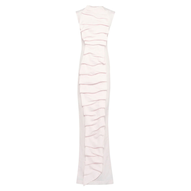 Bib Front Maxi Dress image number null