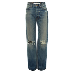 The Agnes Mid Rise Slim Straight-Leg Jean