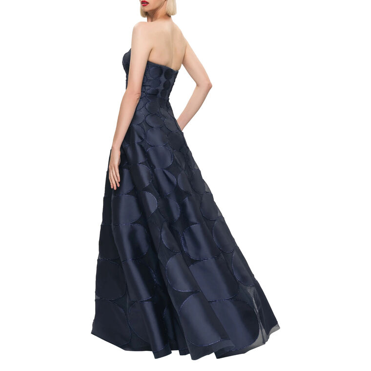 Mikado Strapless Gown image number null