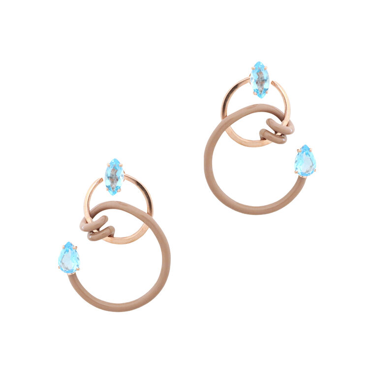 Single Curl Vine Earrings image number null