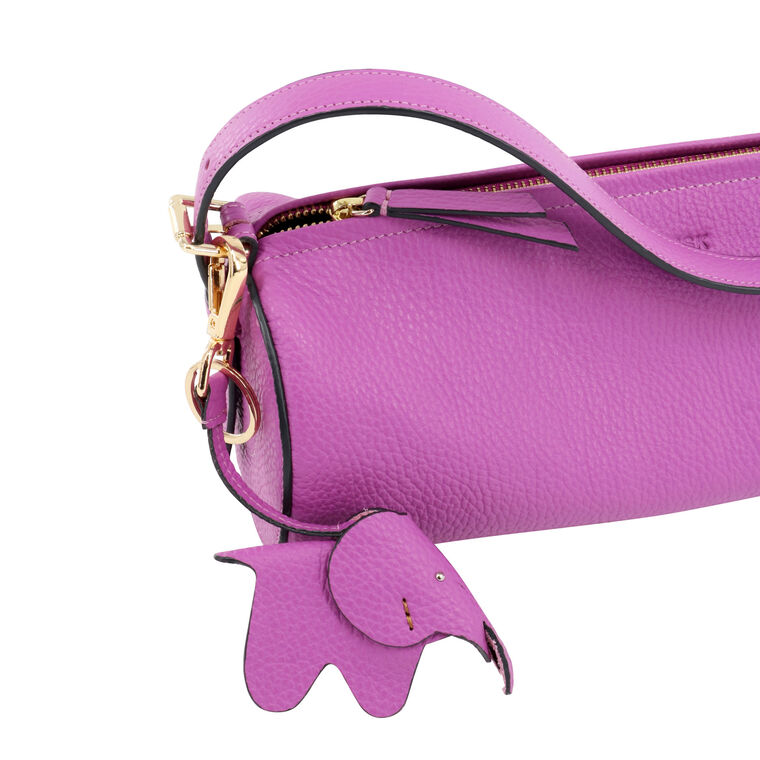 Amoli Barrel Bag With Elephant Charm image number null