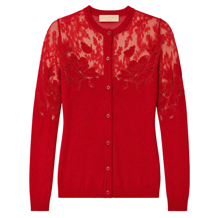 Talia Lace Cardigan image number null