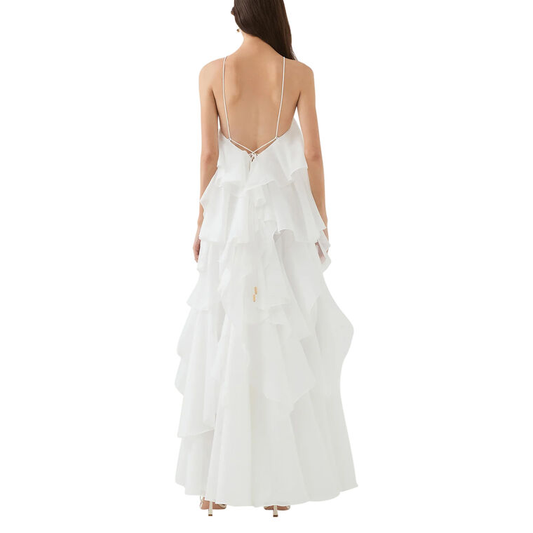 Pandorea Sleeveless Halterneck Layered Maxi Dress image number null