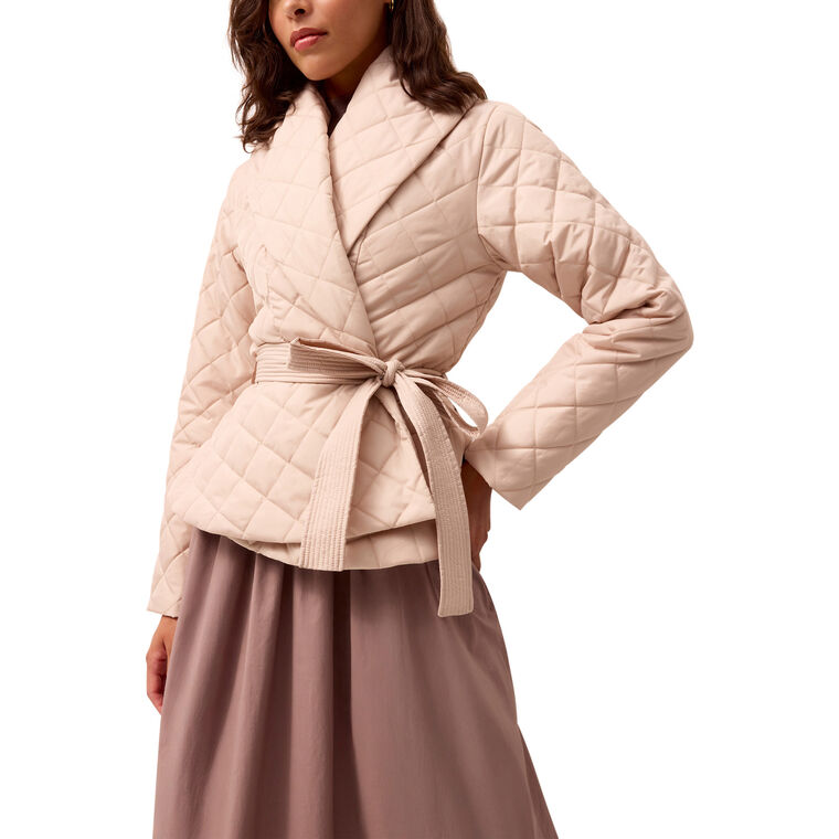 Lark Quilted Wrap Jacket image number null