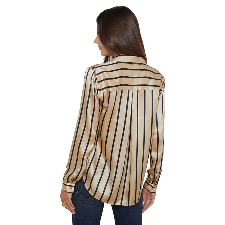 Tyler Long Sleeve Silk Blouse image number null