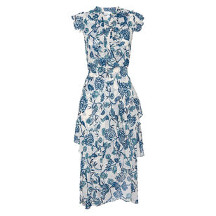 Ilysa Cap Sleeve Midi Dress