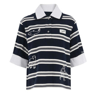 Mina Novelty Double Layer Polo