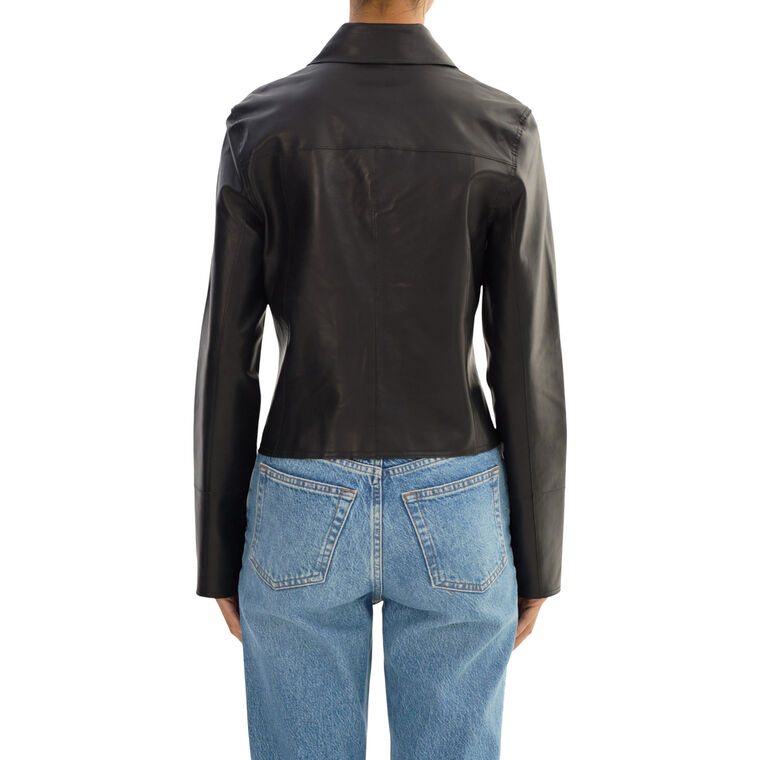 Claire Reversible Leather Jacket image number null