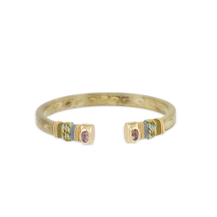 Sarina Stone Detail Cuff Bracelet image number null