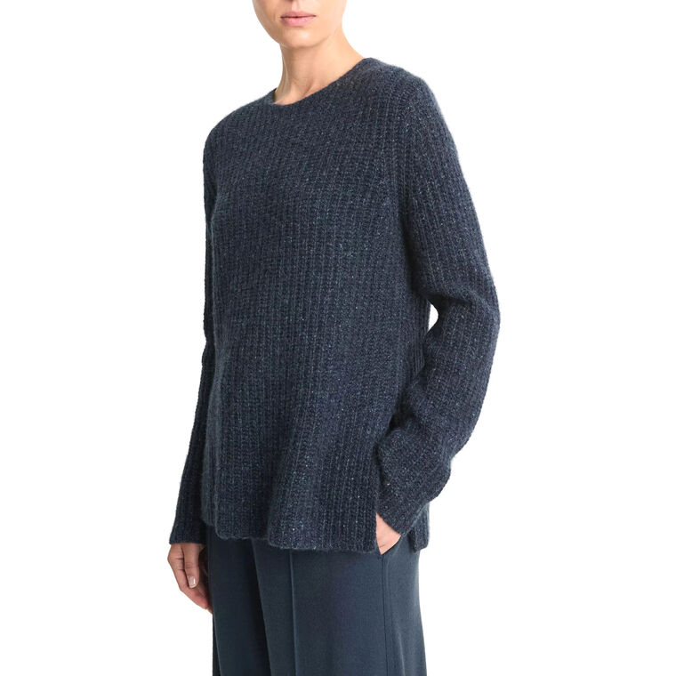 Cashmere Donegal Tunic Sweater image number null