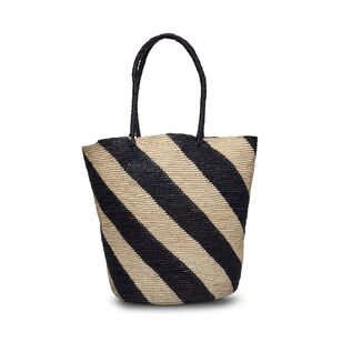 Killa Soft Crochet Striped Packable Tote