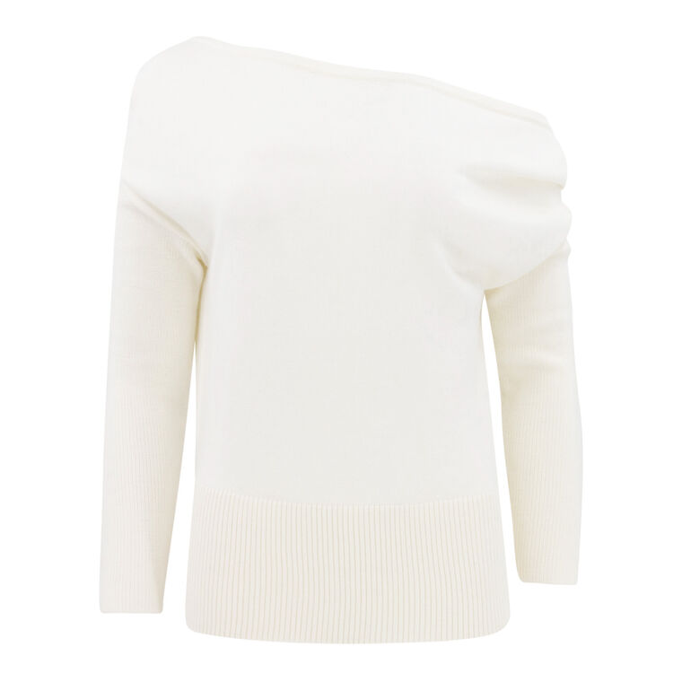 Chance Wool Off The Shoulder Sweater image number null