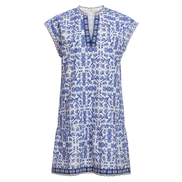 Henrietta Short Sleeve Mini Dress image number null